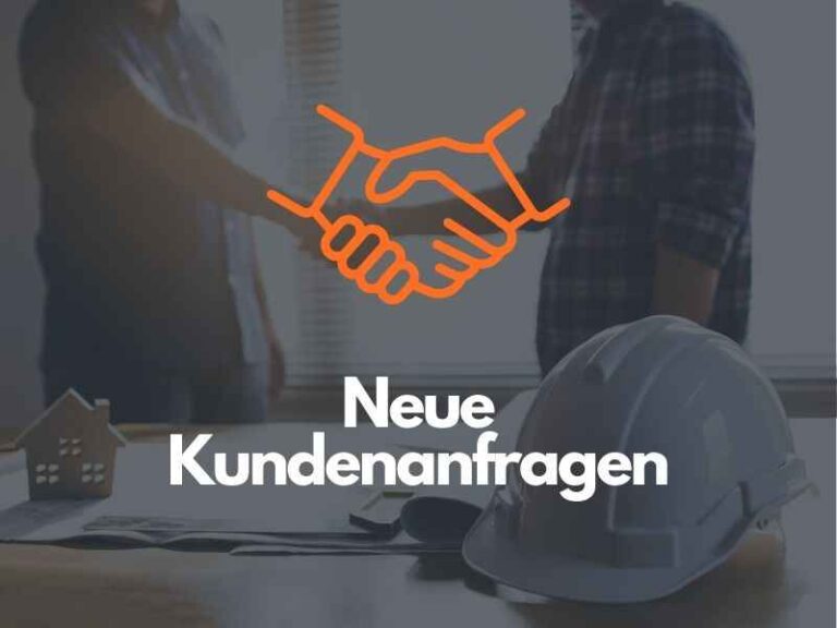 Neue Kundenanfragen für Handwerksbetriebe