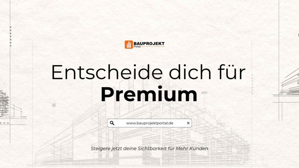 Empfehlung für ein Upgrade auf einen Premium Eintrag.