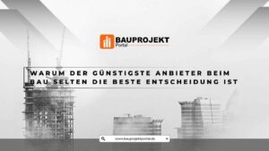 Warum der günstigste Anbieter beim Bau selten die beste Entscheidung ist